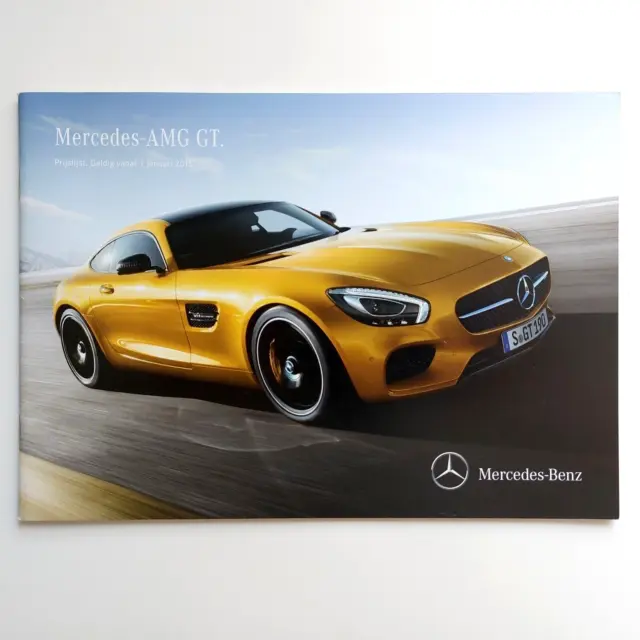 Mercedes-AMG GT 2015 Prijslijst/Price List Brochure - (NEDERLANDS/DUTCH)