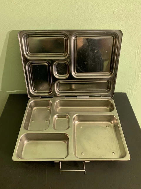 PLANETBOX Rover Stainless Steel Metal 5 Compartments Bento LUNCH BOX Planet Box PLANETBOX Rover Stainless Steel Metal 5 Compartments Bento LUNCH BOX Planet Box
