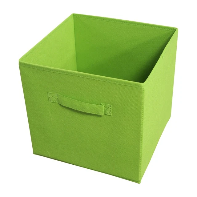 Collapsible Storage Bins - Green - 4 Bins Per Pack
