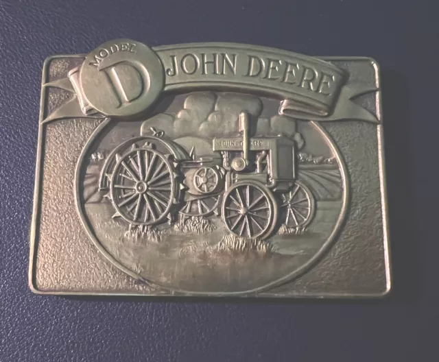 John Deere Model D Tractor 24K Gold Plated Limited Edition 1989