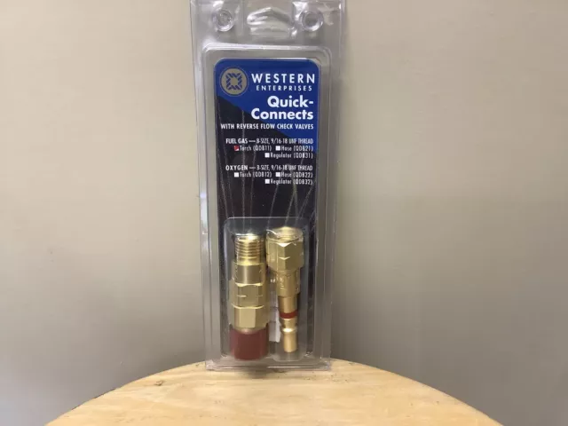 Western QDB11 Torch To Hose Fuel Gas Quick Connects