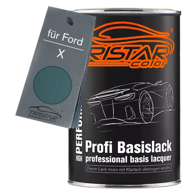 Autolack Dose spritzfertig für Ford X Neptune Green Metallic Basislack 1,0L