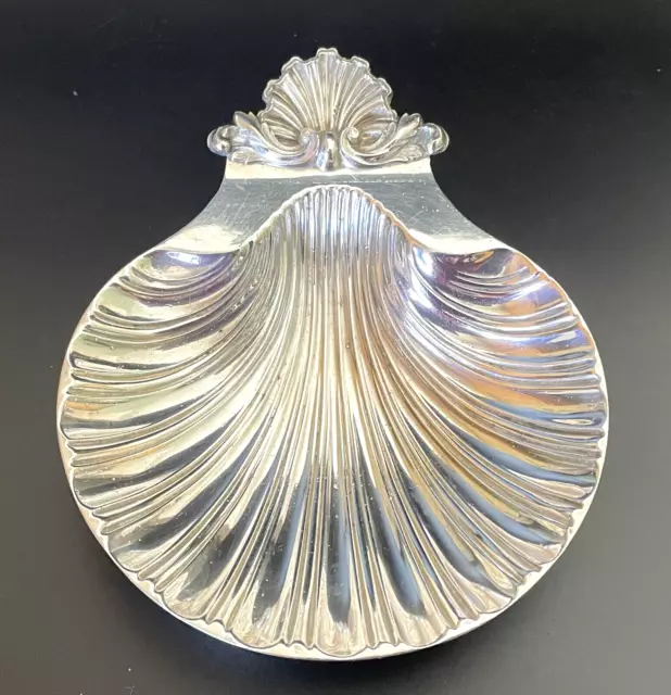 Shell Dish Silverplate Bell Mark from Original Old Sheffield Dies 1785-1860