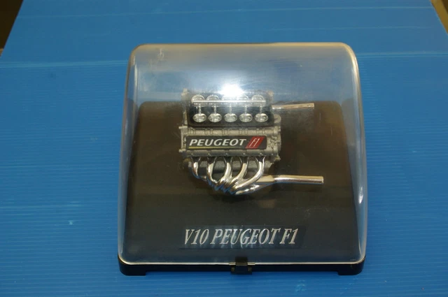ANCIEN MOTEUR F1 Peugeot V10 Formule 1 maquette desk model trophée automobile EUR 200,00