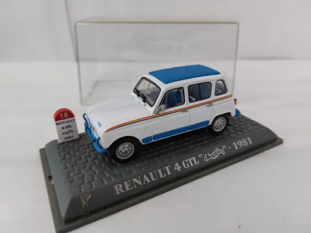 Renault 4 GTL "Jogging" 1981 1/43 Universal Hobbies Neuf Boite vitrine