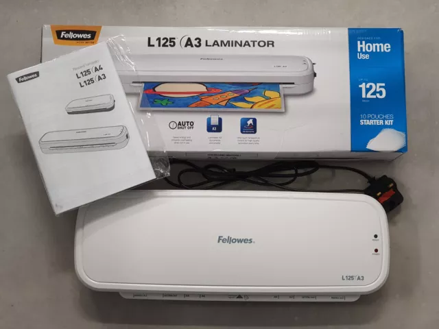 Fellowes L125 A3 Laminator - USED but in EXCELLENT CONDITION