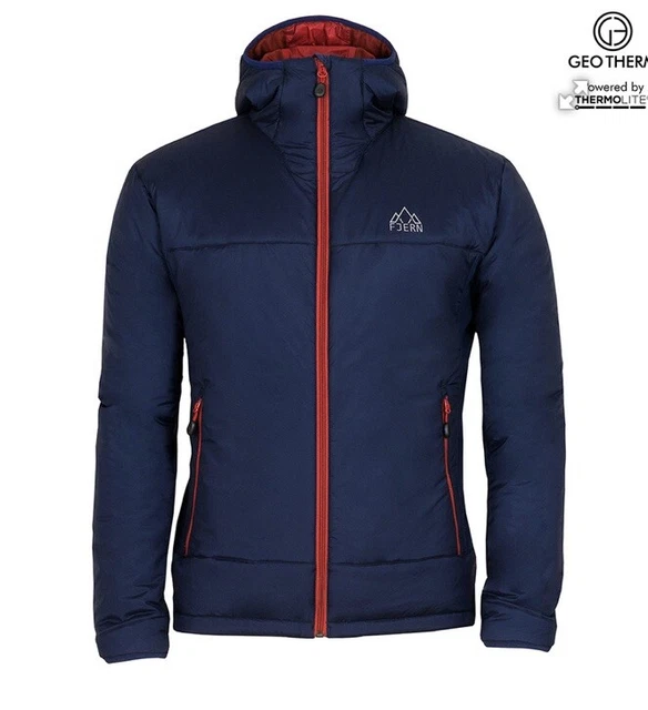 FJERN MENS BREEN insulated jacket Navy rust Size Medium K1 EUR 117