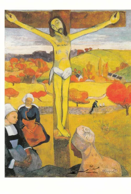 Postkarte: Paul Gauguin - Der gelbe Christus /1889