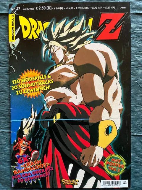 Dragon ball Z Comic Magazin Nr.27 Juni 06/2002 Dragonball DBZ Carlsen Comics