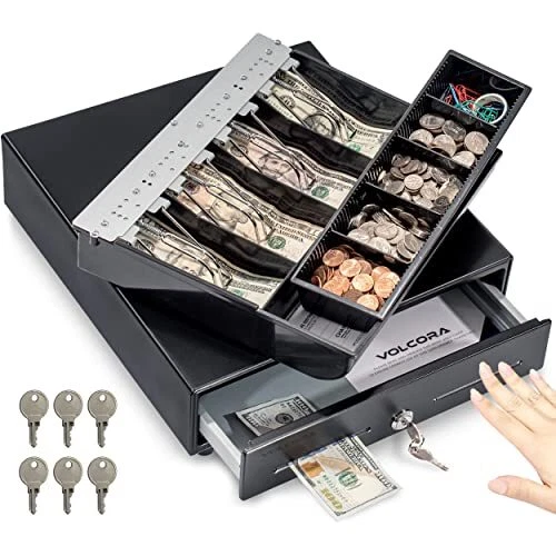Manual Push Open Cash Register Drawer for Point of Sale (POS)