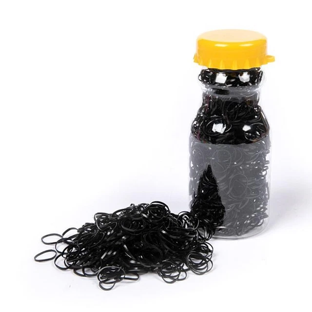 130/260 Mini Rubber Bands Elastic Bands Disposable lfor Kids Hair Braids Hair 3