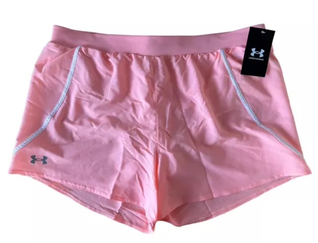 Under Armour Women's UA Mileage 3.0 Shorts Size L Pink