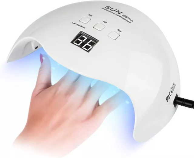 New SUN5 48W LED UV Nail Lamp Light Gel Polish Dryer Manicure Art Curing AU Plug