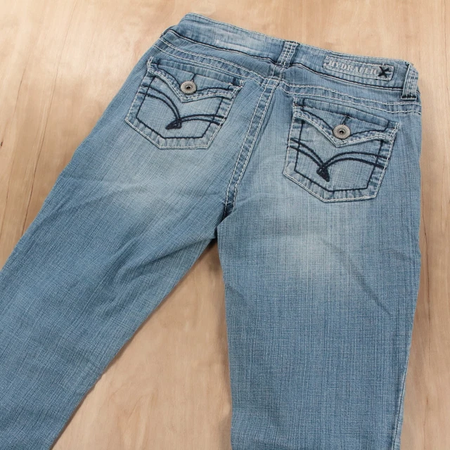 vtg y2k HYDRAULIC Lola low rise flare leg stretch denim jeans sz 11 / 12 juniors