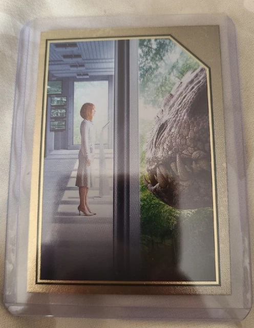 PANINI JURASSIC PARK 30TH ANNIVERSARY Limited Edition Card, Claire And ...