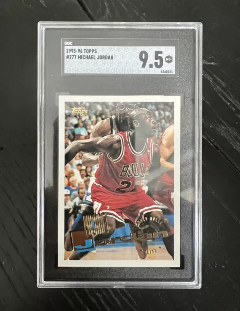 1995-96 Topps #277 Michael Jordan SGC 9.5 MINT+ Chicago Bulls MJ 🐐🔥