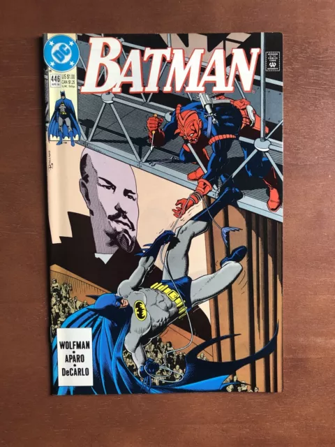 Batman #446 (1990) 9.2 NM DC Key Issue Comic Book Copper Age High Grade