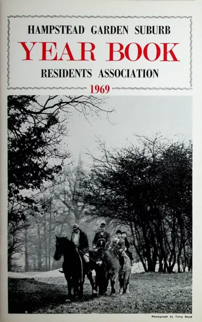 Hampstead Garden Vorort Jahr Buch Residents Association 1969 Ortsgeschichte Londo