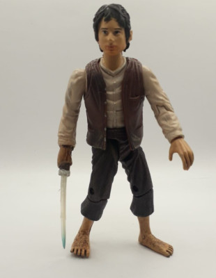 ToyBiz SEIGNEUR DES ANNEAUX FRODON AVEC DECOR ET ANNEAUX LORD RINGS R1999 TOYBIZ 
