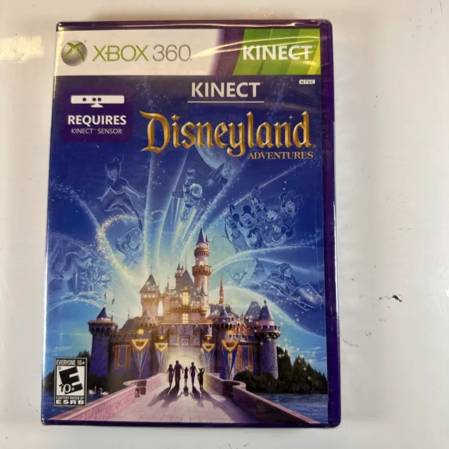 Kinect Disneyland Adventures For Xbox 360 - BRAND NEW SEALED - Free Shipping -