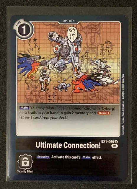 Ultimate Connection! | EX1-069 R | Black | Classic Collection | Digimon TCG