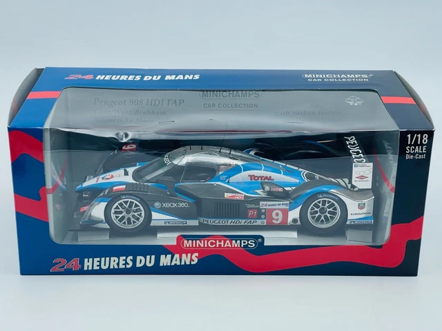Peugeot - 908 HDi FAP Le Mans 2009 - Minichamps - 1/18 - Autos