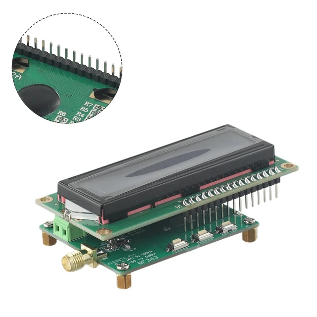 Module Atténuateur RF Numérique LCD 1-600 MHz - Compteur D'énergie, Atténuation -75 à +16 DBm