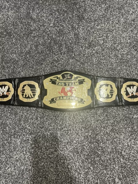 RARE WWE Official Tag Team Belt Replica (Raw Version)