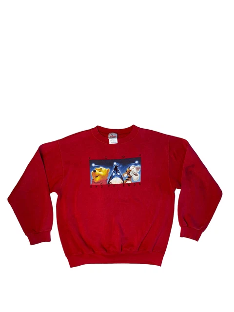 Vintage Disney Winnie The Pooh Sweater Girls/boys  Kids Disney Size L 10/12