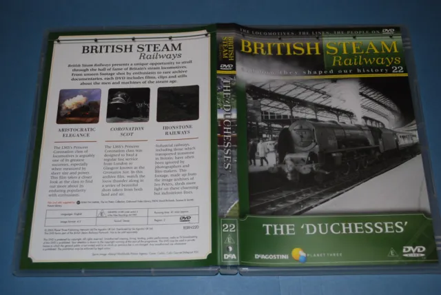 British Steam Railways -  The 'Duchesses'  - DVD DeAgostini No 22