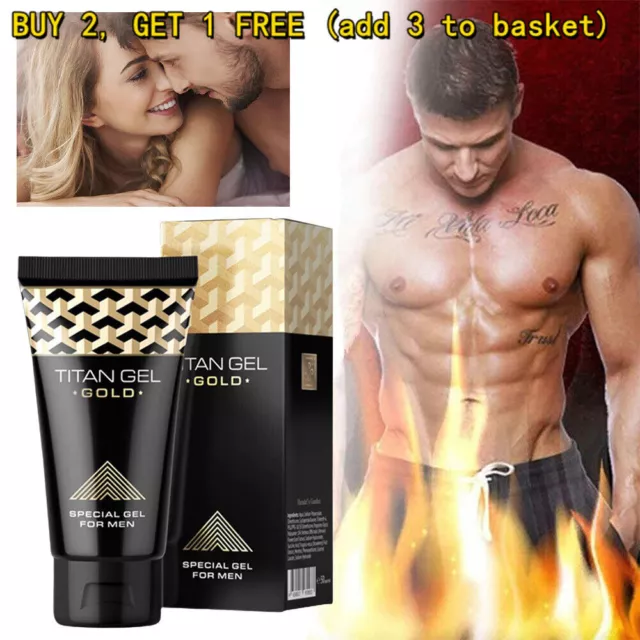 50ML Titan Gel Gold Cream For The Magnification Penile Man Erection Lasts Longer