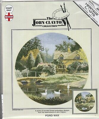 Heritage Craft grande muro da John Clayton PUNTO CROCE KIT 31 x11 cm 