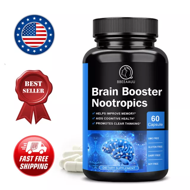 Brain Health & Memory Booster, Focus Function, Clarity Nootropic Supplement