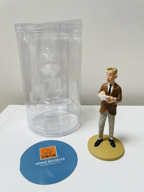 Figurine Tintin Reporter Hergé Première édition – Avec Boîte De Protection – NEUVE
