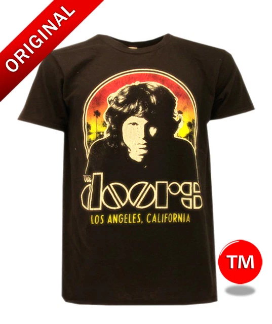 T-Shirt Maglia Rock Band Jim Morrison  Doors From Los Angeles California