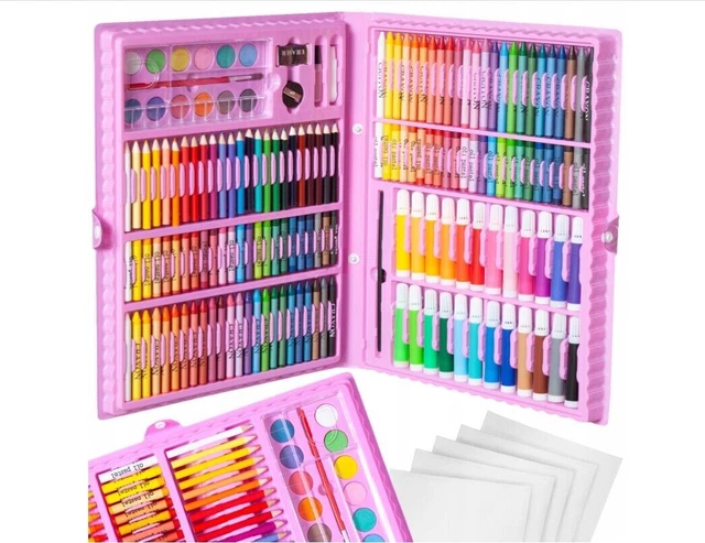 Set Kit per Bambini Bambini 168PCS Pittura Disegno Set artistico per dipingere
