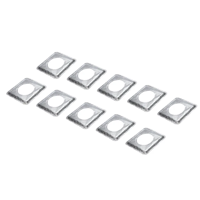 20,5 cm Quadrato Alluminio Lamina Gas Range Protezioni,40pz