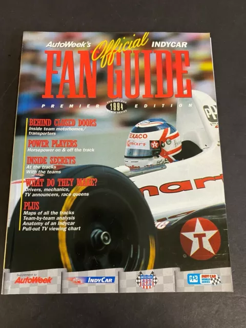 Autoweeks Indycar Official Fan Guide 1994 Ppg Indy Car World Series Edition 6821