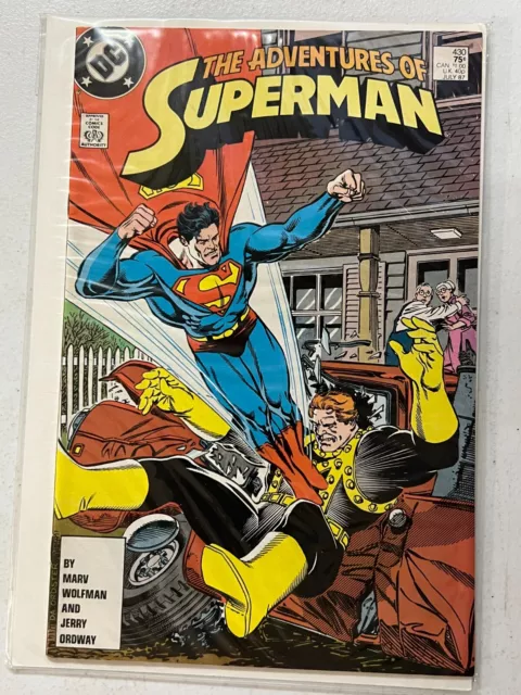 The Adventures of Superman #430 1987 DC Comics | Combined Shipping B&B