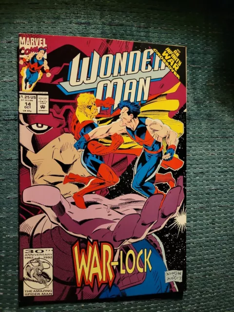 Wonder Man #14 1992 Marvel) Comics Infinity War Crossover W/ Adam Warlock