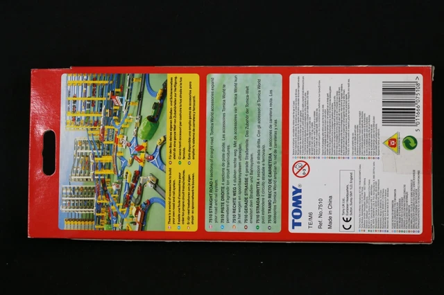 ZB293 TOMY Tomica World Road & Rail system 7510 4 éléments droits route 3