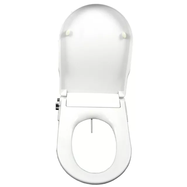 Coperchio WC doccia sedile abbassatore automatico attacco bidet taharet WC forma a D