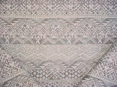 2-7/8Y Robert Allen Duralee Gray Southwest Ikat Kilim Upholstery Fabric