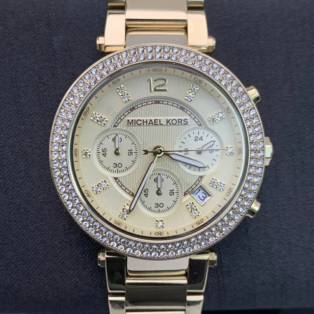 MICHAEL KORS MK5354 Parker Gold Tone Stainless Steel Chronograph Women's Watch