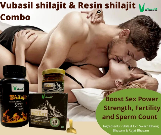 Complément Alimentaire VUBASIL - Shilajit, Safed Musli & Ashwagandha - 90 Gélules - Haute Résistance - Fabriqué En Inde