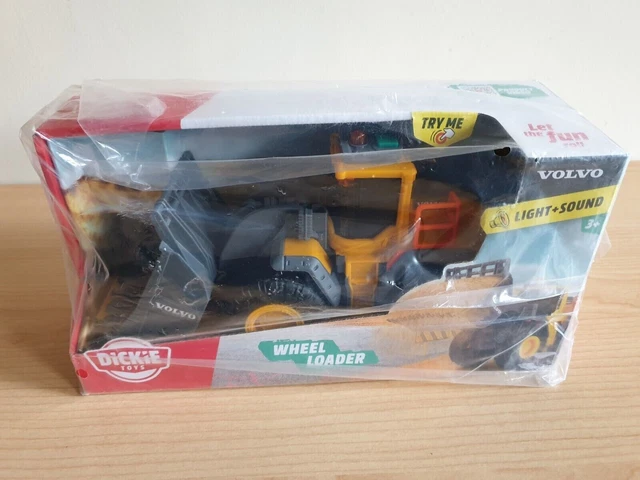 New - Dickie Toys VOLVO WHEEL LOADER with Light and Sound