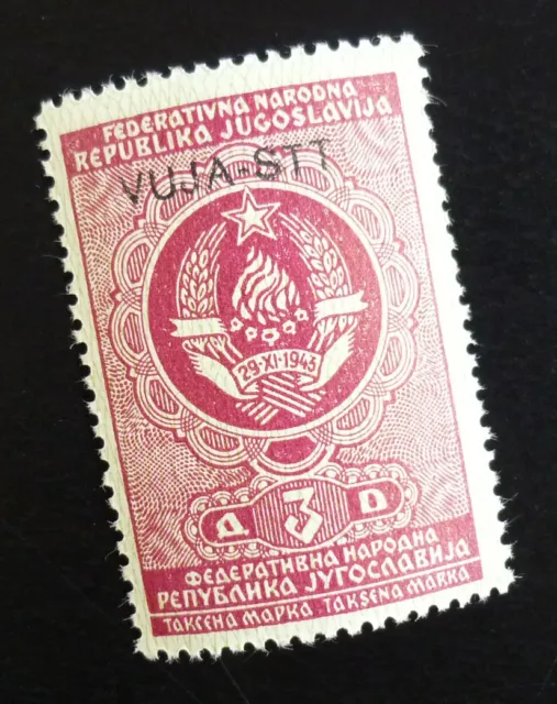Slovenia c1950 Italy Trieste Yugoslavia - Ovp. VUJA - STT Revenue Stamp US 9