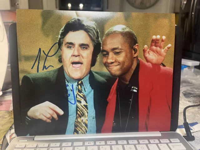 Jay Leno Bas Beckett Coa Hand Signed 8x10 Photo Authentic Autograph