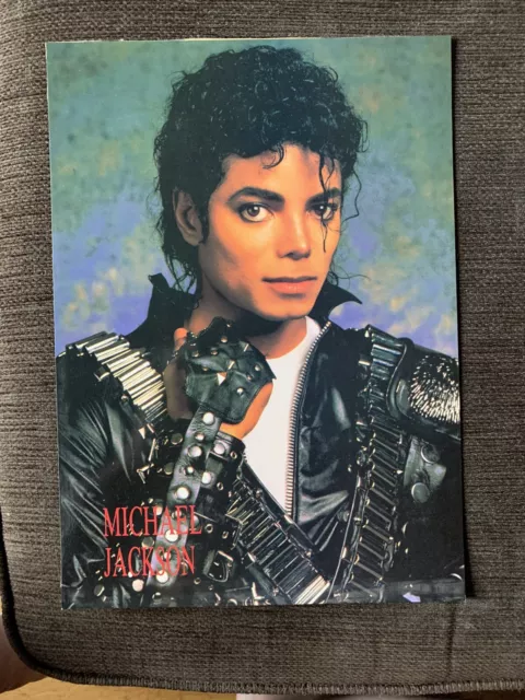 Vintage 1980’s Michael Jackson  A3 Poster Print