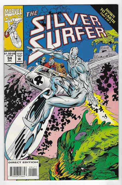 SILVER SURFER vol.3 #93 & 94 MARVEL COMIC BOOK LOT Fantastic Four 1994 direct